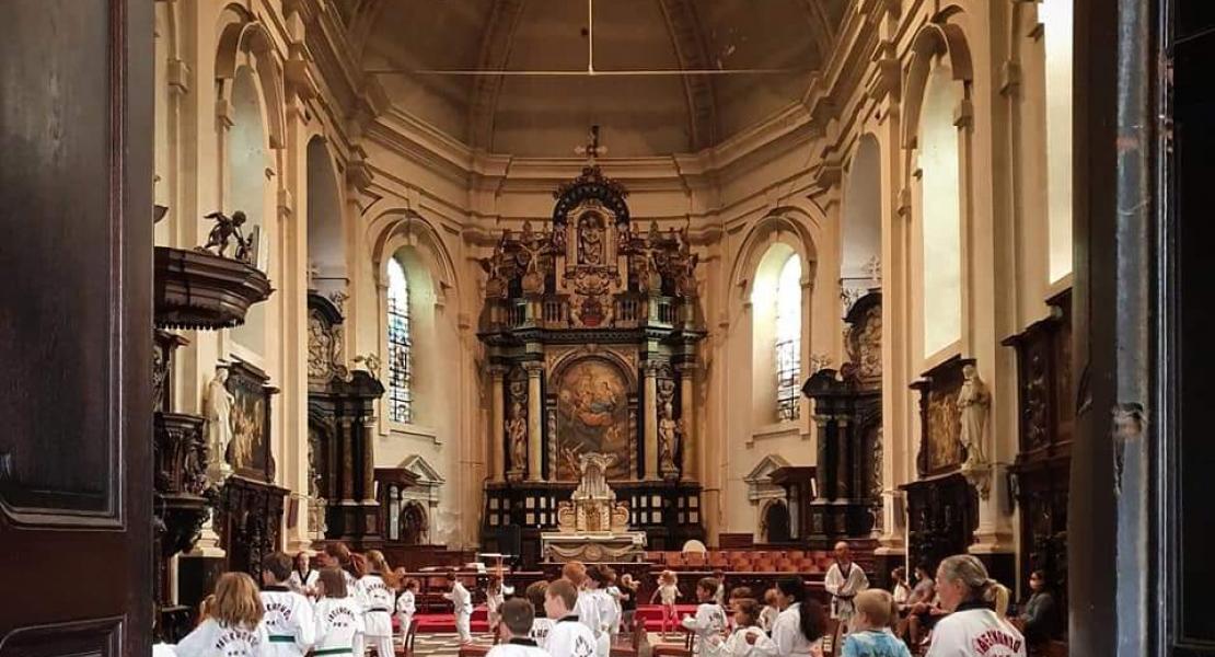 trainen in de kruisherenkerk