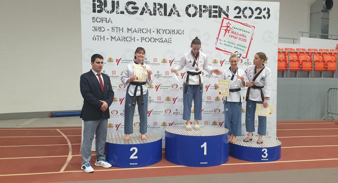 Zilver voor Axelle op Open Bulgaria G2